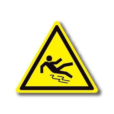 Ergomat 12in TRIANGLE SIGNS - Slip Hazard DSV-SIGN 144 #1207 -UEN